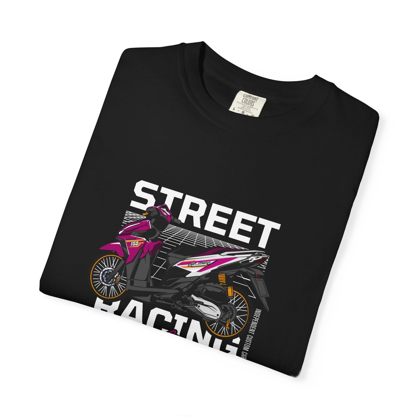 Street Racing Unisex Garment-Dyed T-shirt, Cool Racing Tee, Gift for Motorsports Fans, Casual Wear for Racing Enthusiasts