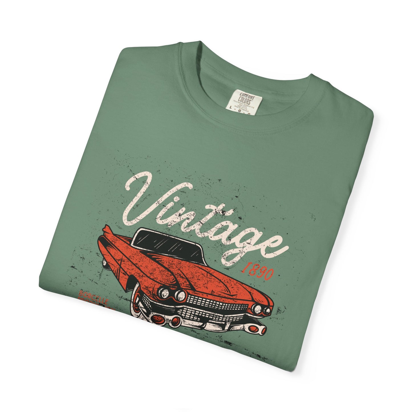 Vintage Car Theme T-Shirt, Retro Style Apparel, Classic Car Lover Gift, Casual Wear, Unisex Graphic Tee, Vintage Auto Enthusiast