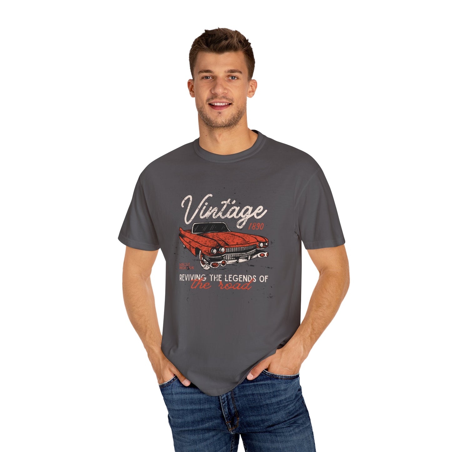 Vintage Car Theme T-Shirt, Retro Style Apparel, Classic Car Lover Gift, Casual Wear, Unisex Graphic Tee, Vintage Auto Enthusiast