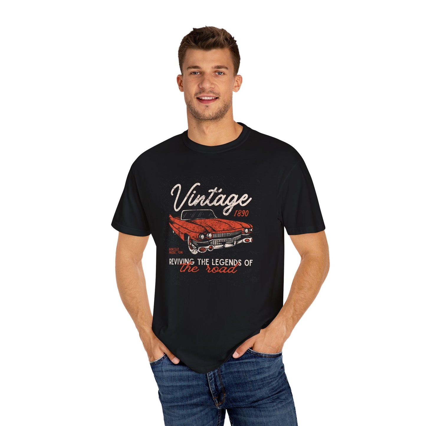 Vintage Car Theme T-Shirt, Retro Style Apparel, Classic Car Lover Gift, Casual Wear, Unisex Graphic Tee, Vintage Auto Enthusiast