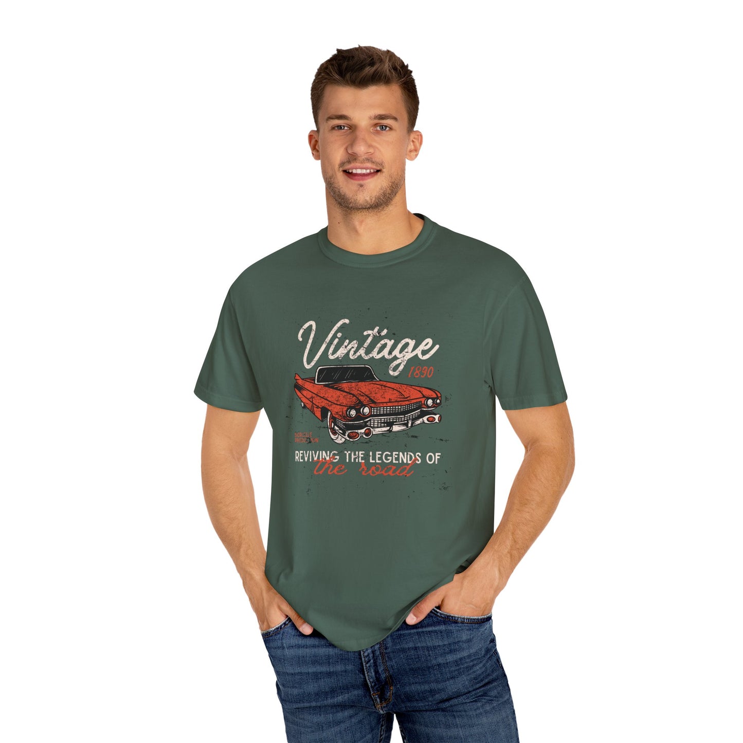 Vintage Car Theme T-Shirt, Retro Style Apparel, Classic Car Lover Gift, Casual Wear, Unisex Graphic Tee, Vintage Auto Enthusiast